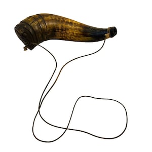 19th Century Antler Powder Horn