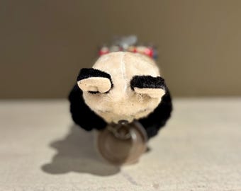 ヴィンテージ アルプス製 ゼンマイ式パンダのおもちゃ（シャボン玉を 