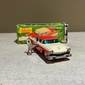 Vintage Schuco Micro Racer 1045 Ford Custom 300 Wind-up Toy