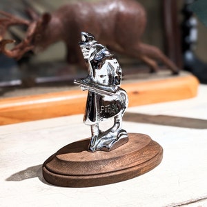 Vintage Fire Fighter Hood Ornament, First Responder, Collectable, Car Parts, Car Accessories, Gift, Decor