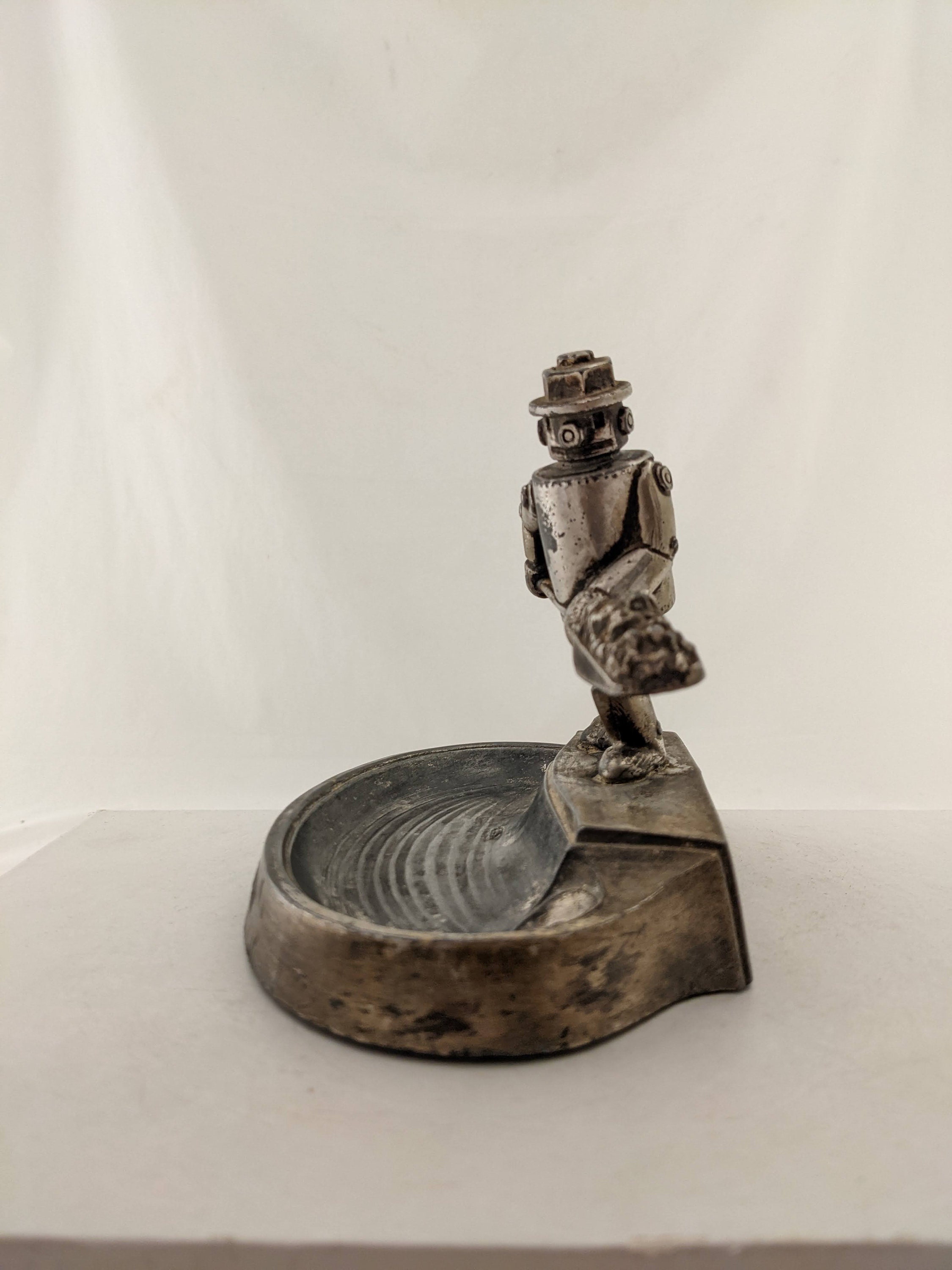 1920's Iron Fireman Ashtray - Etsy