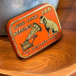 His Masters Voice Tin - Etsy