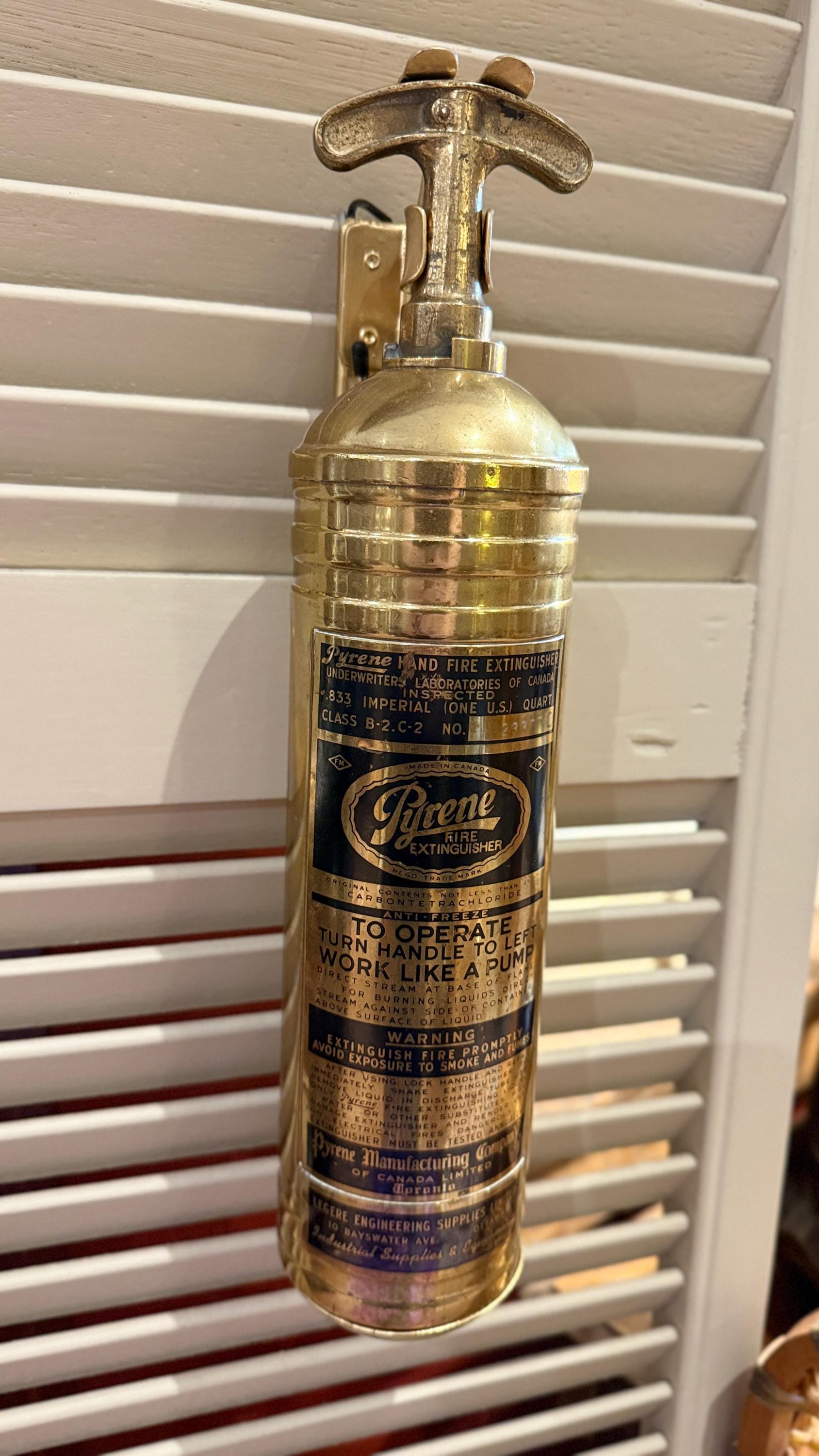 Vintage fire extinguisher - Etsy 日本