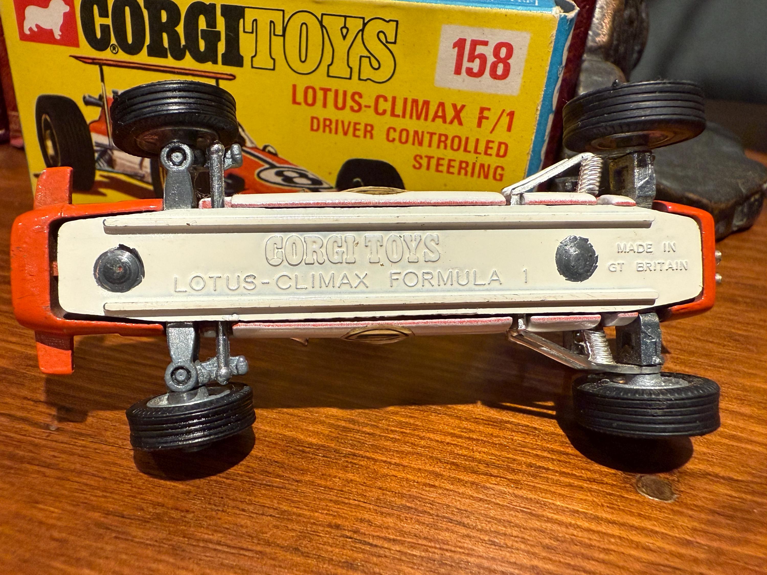 Vintage Corgi Lotus Climax F/1 #158 With Original Box - Etsy