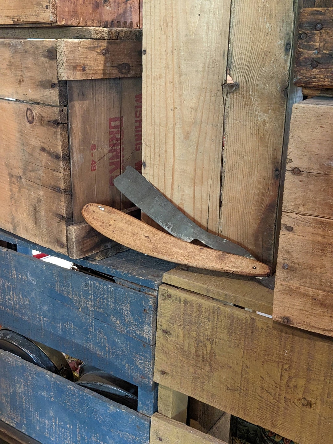 Straight Razor Sign Small Wood & Metal Straight Razor Trade Sign C.1940 - Etsy