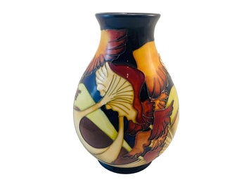 Contemporary Moorcroft Parasol Dangle Pattern Vase