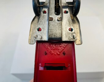 ⭐️ビンテージ ◇トライアンジ Tri-angミルク トラック /箱付き Vintage Tri-ang Minic Toys Wind up Tanker With Keys