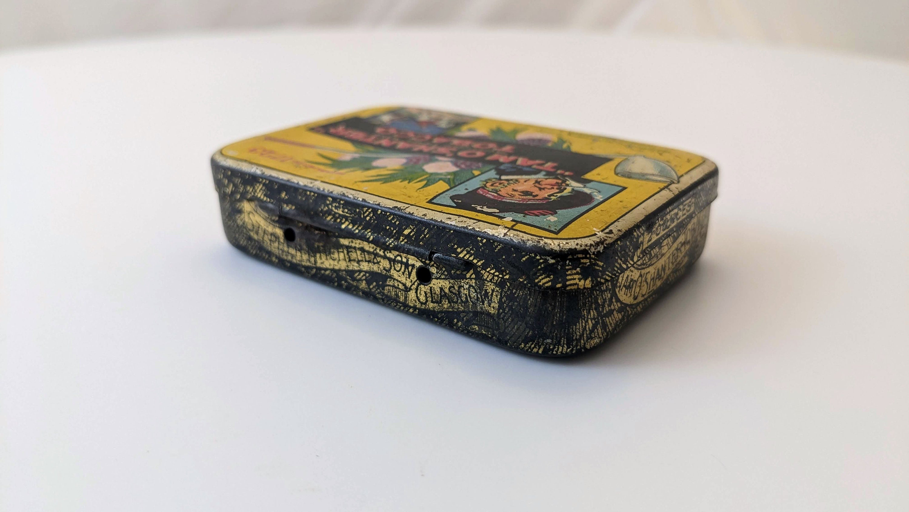 tam o shanter tobacco tin Vintage Tam O'Shanter Tobacco Tin, Advertising, Collectable, Tobacciana,  Decor, Gift