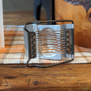 Vintage Metal Hardboiled Egg Slicer