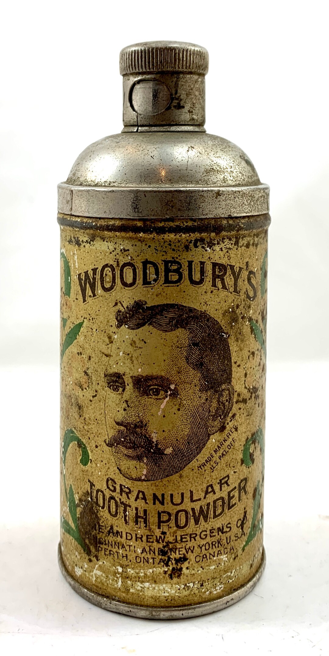 Early Woodbury's Tooth Powder Tin - Perth, Ontario - Etsy