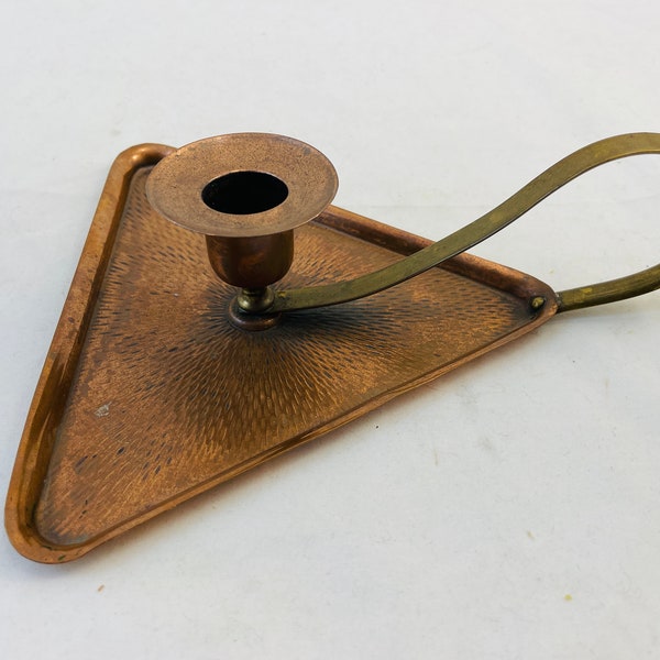 Vintage Copper Candle Holder
