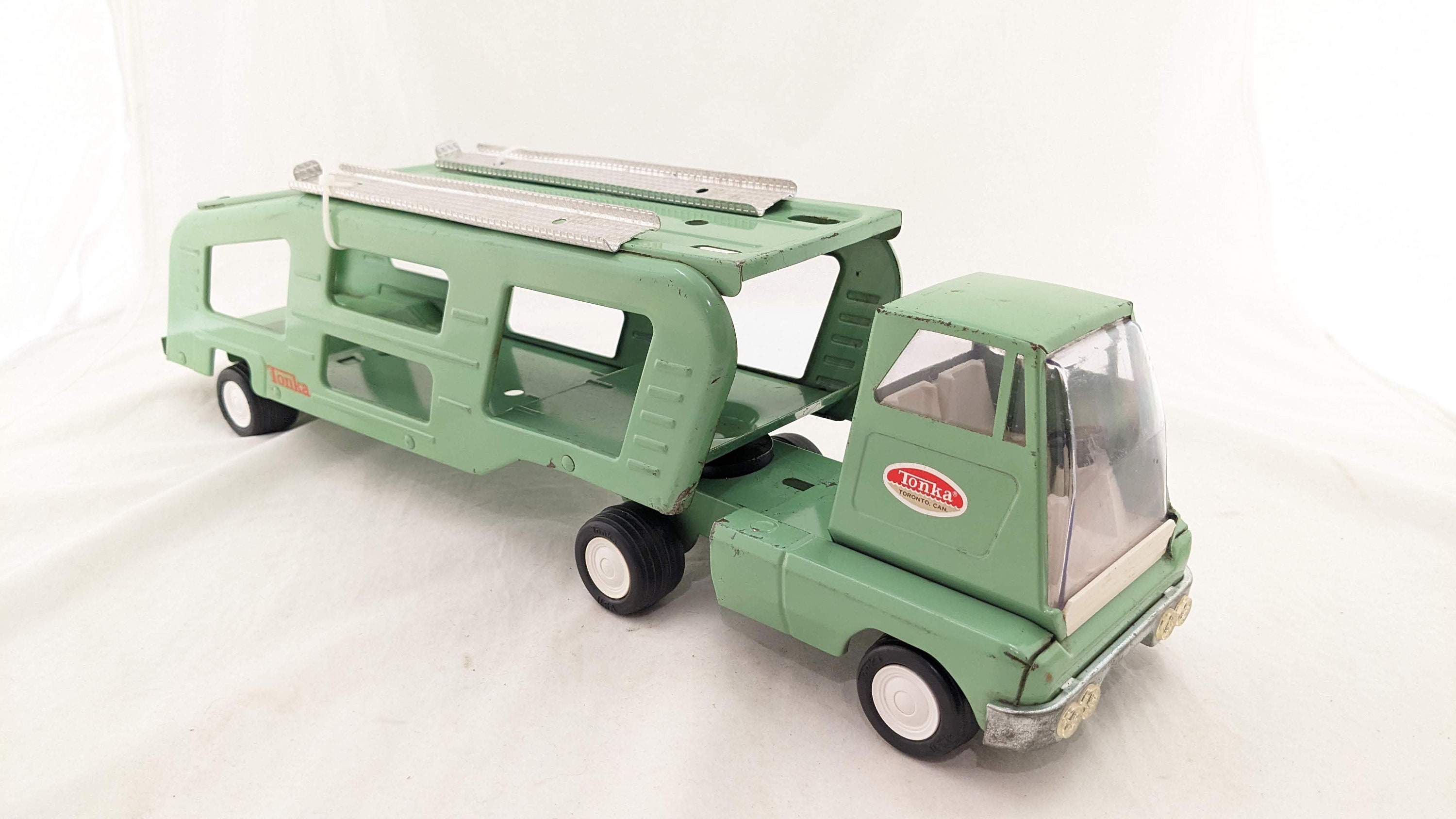 Vintage 1968 Tonka Car Carrier Toy Truck With the Original
