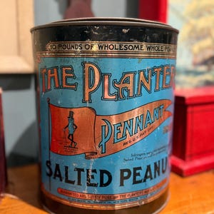 Planters Peanut Tin - Etsy