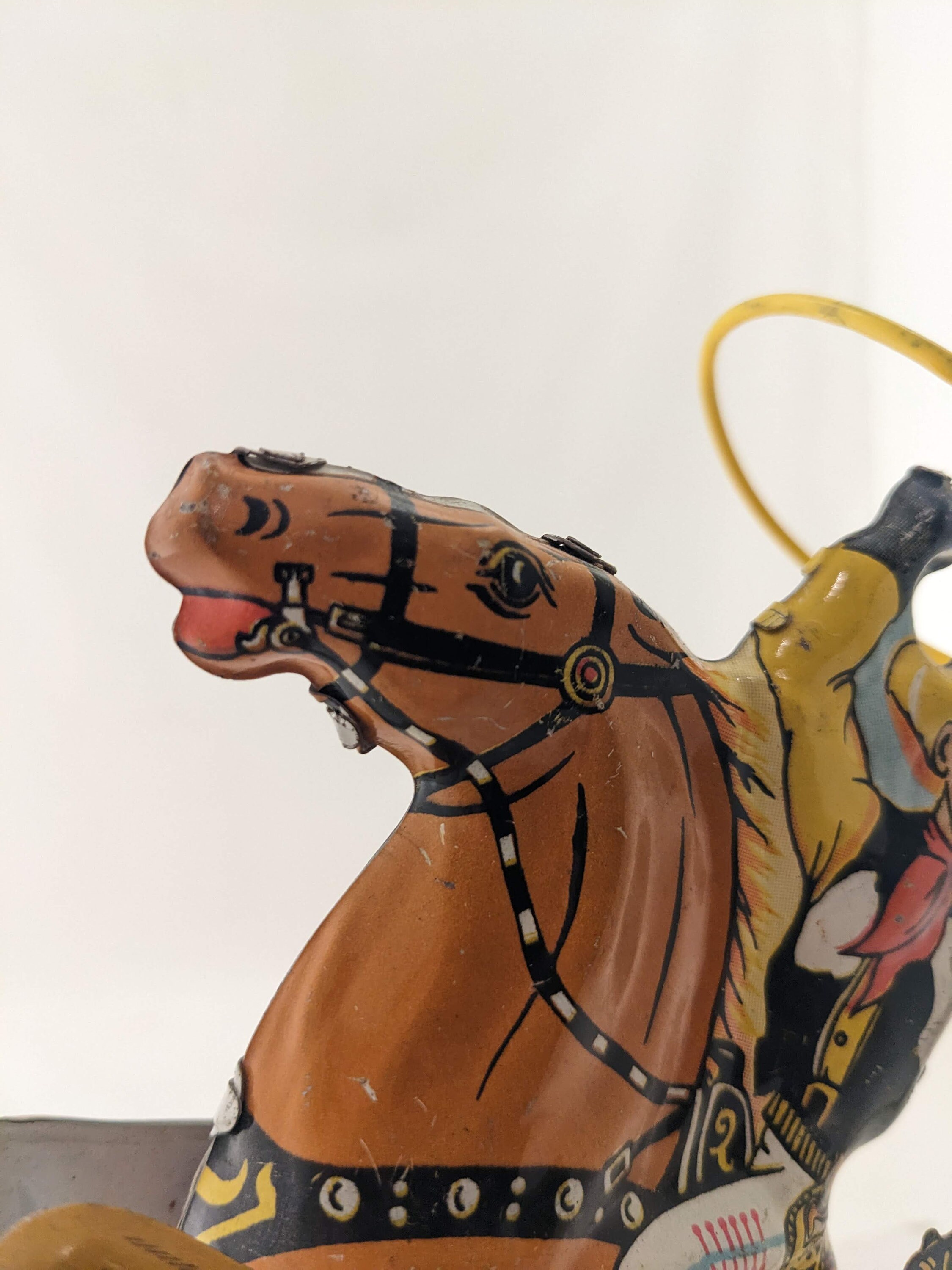 マルクス ブリキ製 リトグラフ ゼンマイ式 カウボーイ ライダー