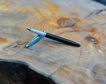 Penna stilografica vintage Black Waterman degli anni '50 circa