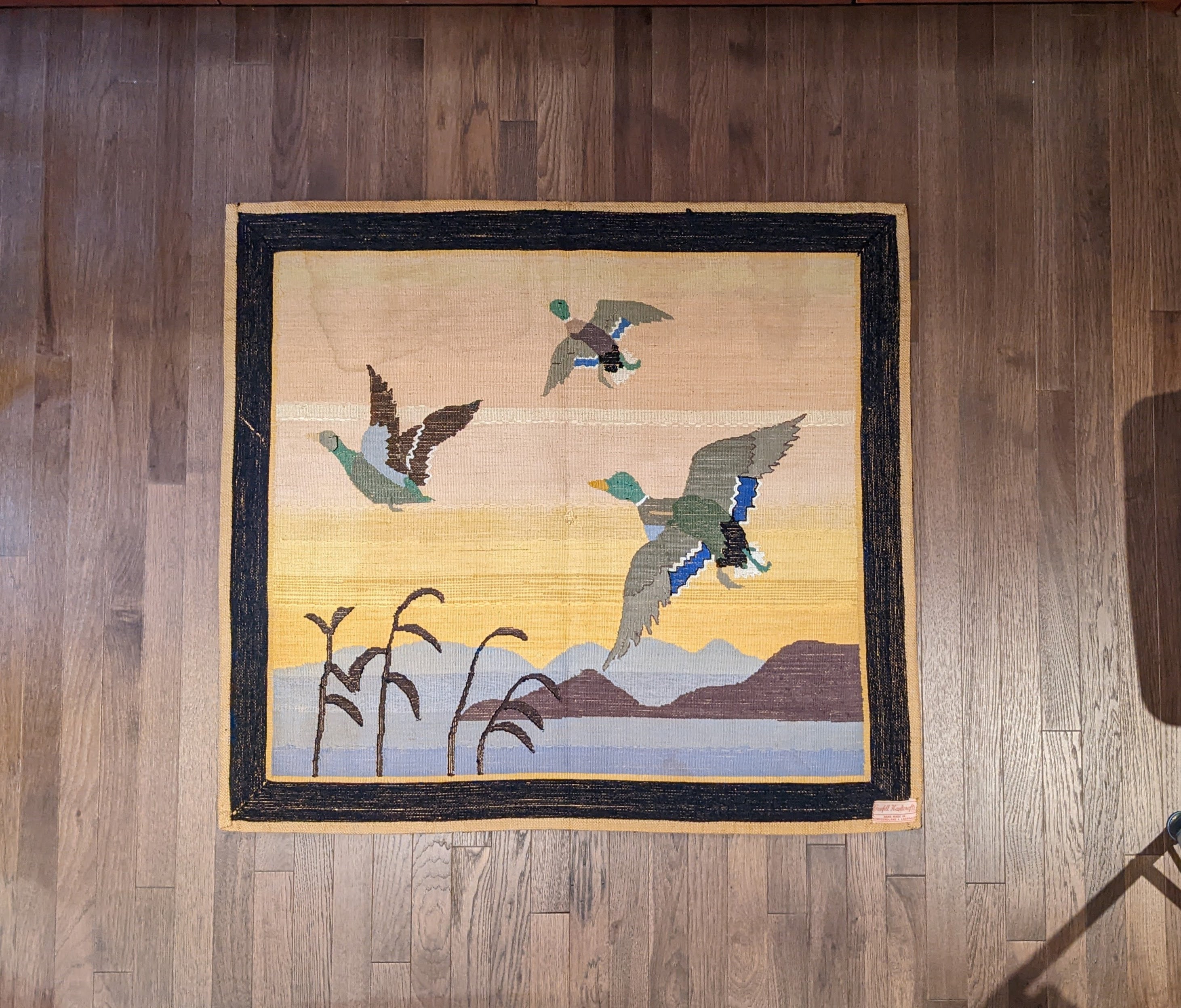 1930s Grenfell Handicrafts Mission Mallard Rug - Etsy