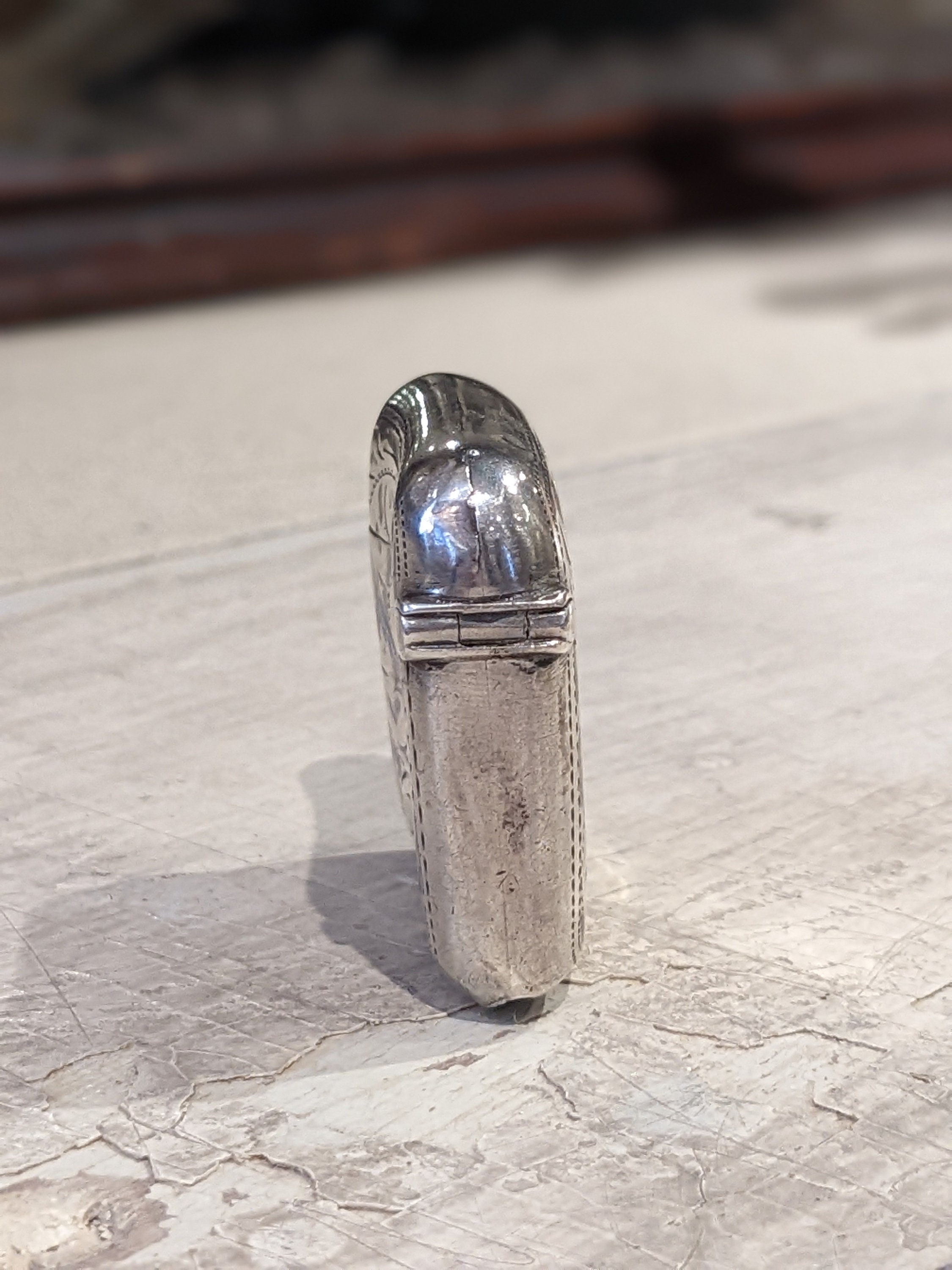 1902 シルバースクエアマッチケース - 金庫 - Etsy 日本