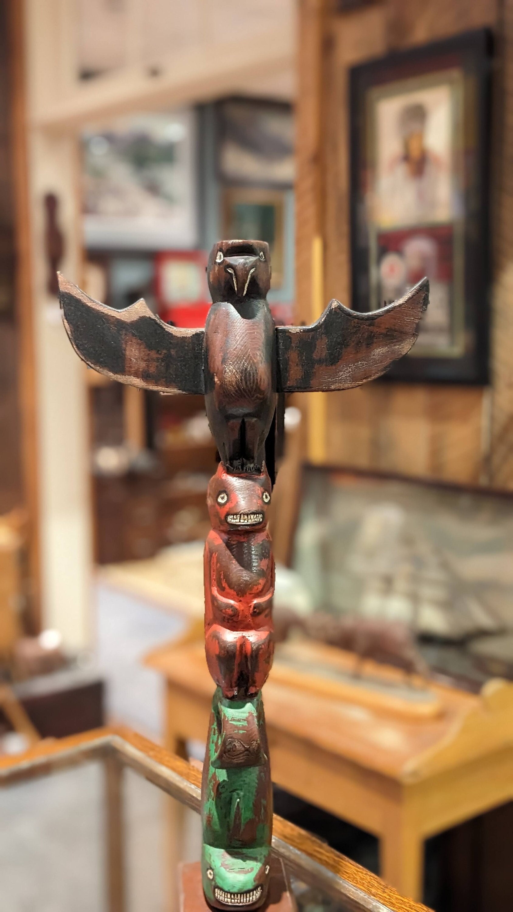 Wooden totem poles - Etsy 日本