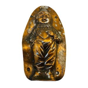 Figural Chocolate Half Mould of A Clown By Schwarzer Mold #2174