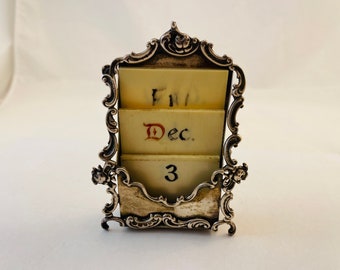 Antique Desk Calendar - Etsy