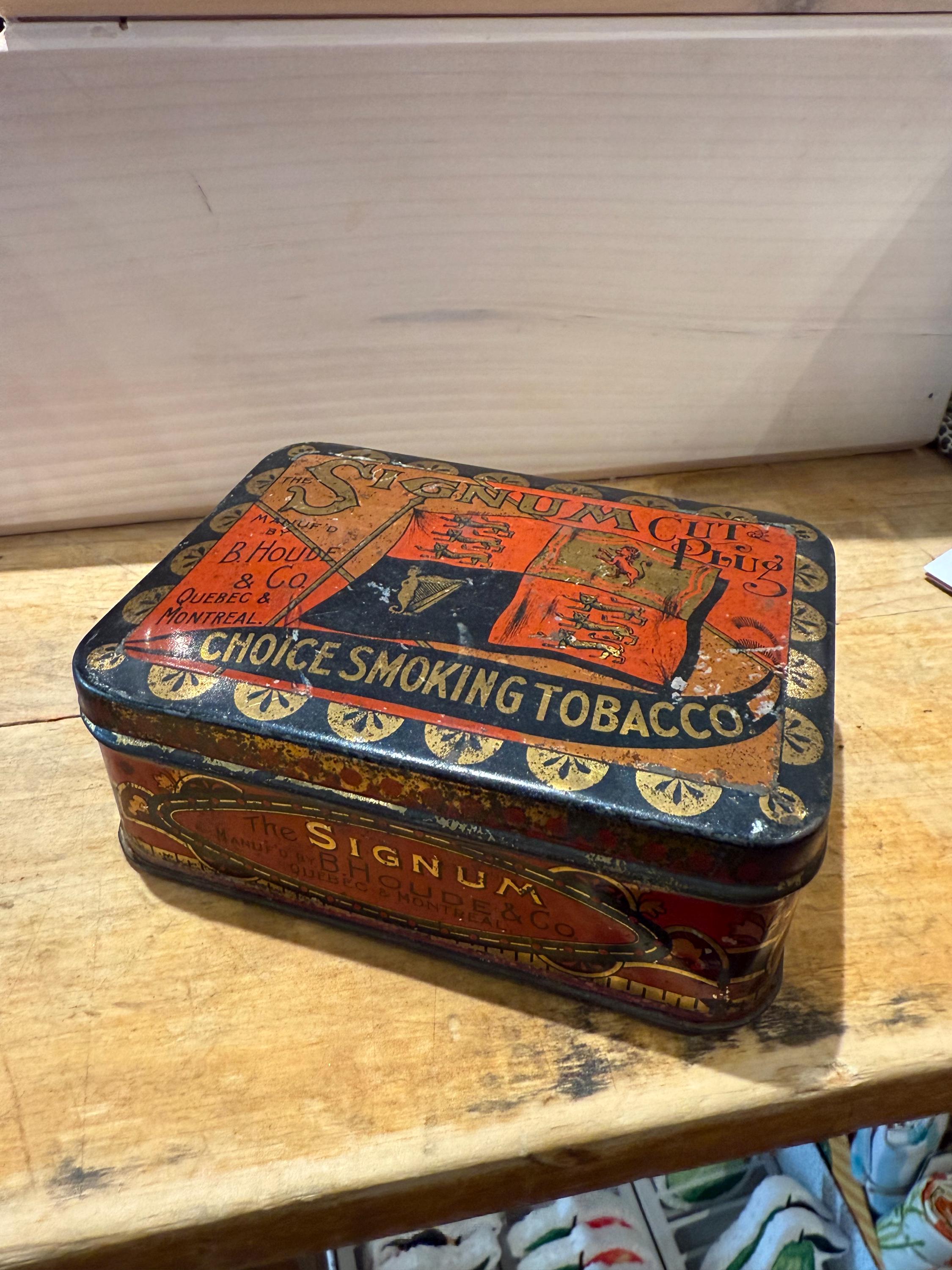montreal tobacco Montreal Tobacco Tin