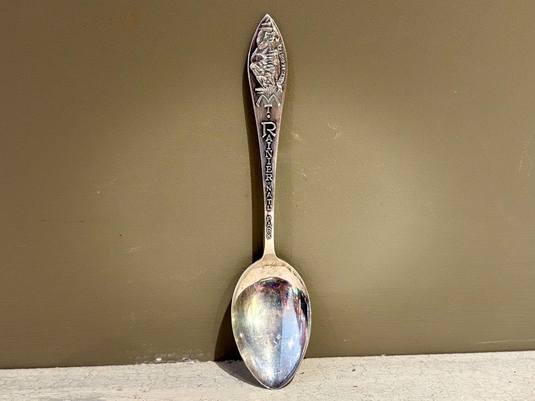 ヴィンテージ マウントレーニア国立公園 スターリングシルバー お土産