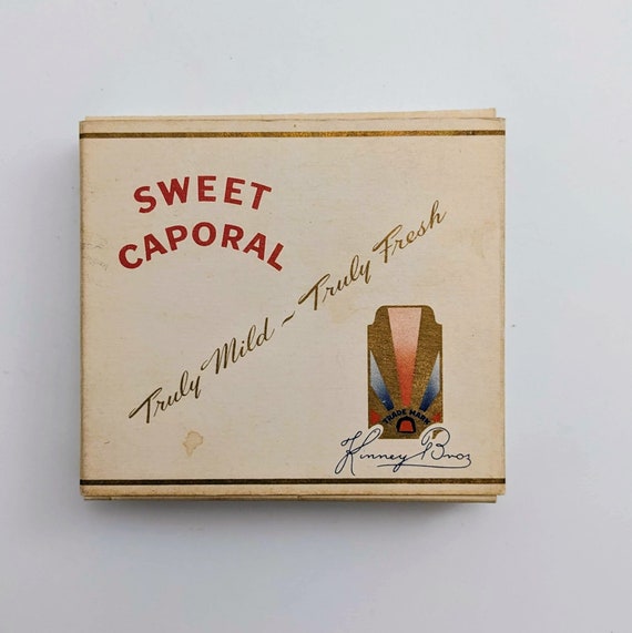 Buy Vintage Sweet Caporal Cigarette Pack, Kinney Bros Advertising Online in  India
