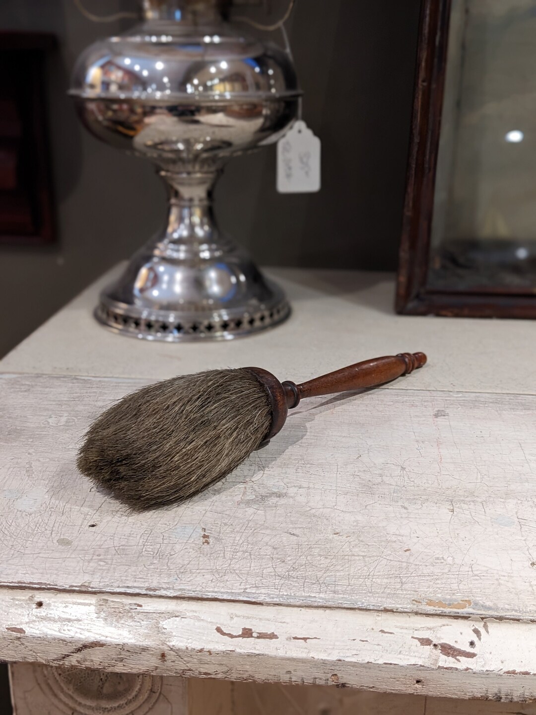 Antique Horse Hair Brush w/ Turned Wood Handle C.1880 11 For Sale on Ruby  Lane