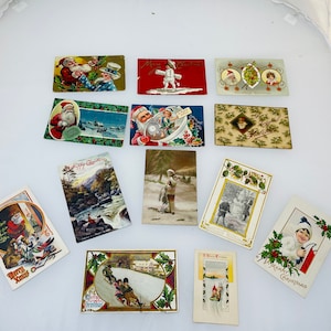Vroege 1900's Christmas Post Cards
