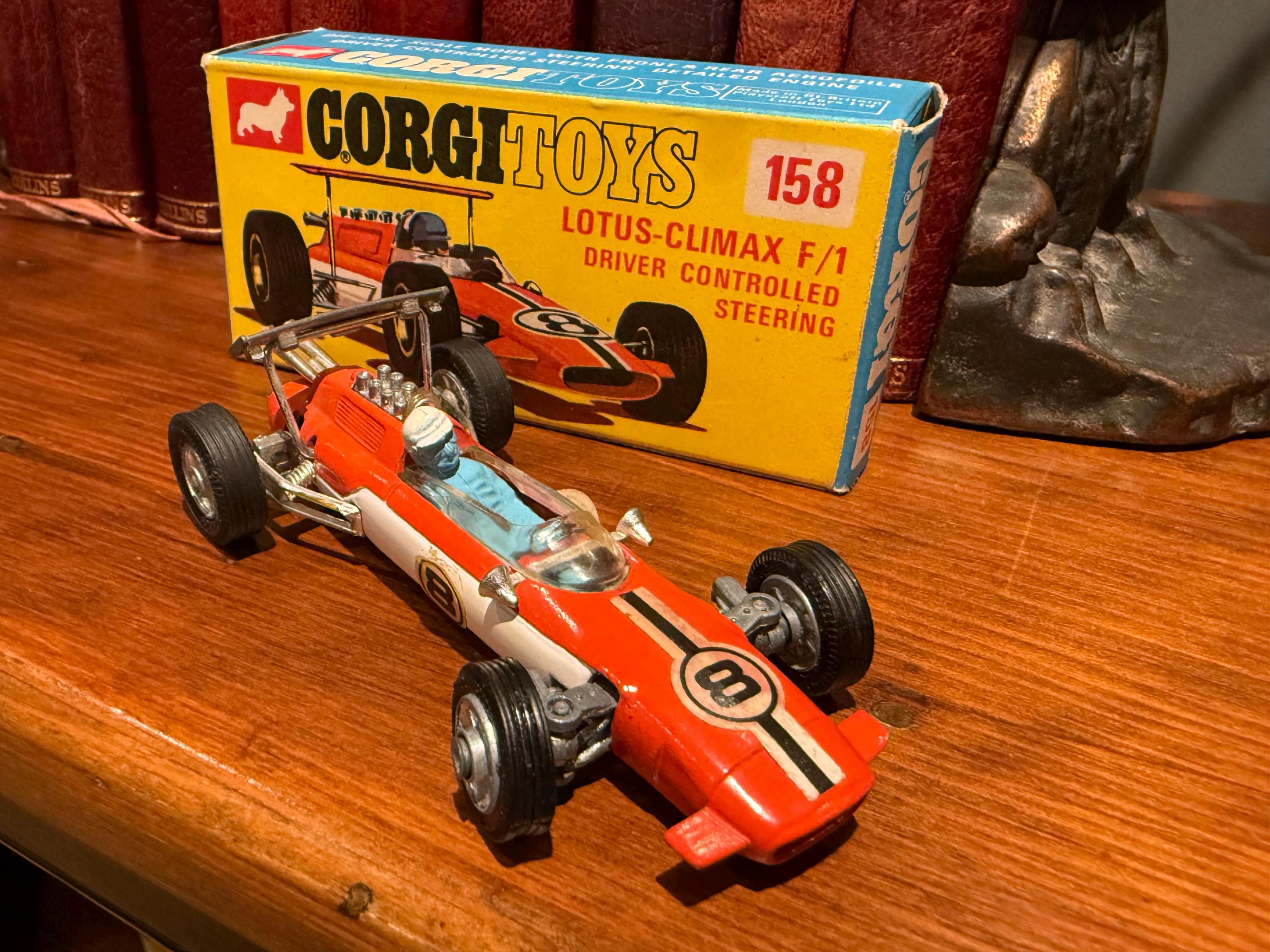 Vintage Corgi Lotus Climax F/1 #158 With Original Box - Etsy