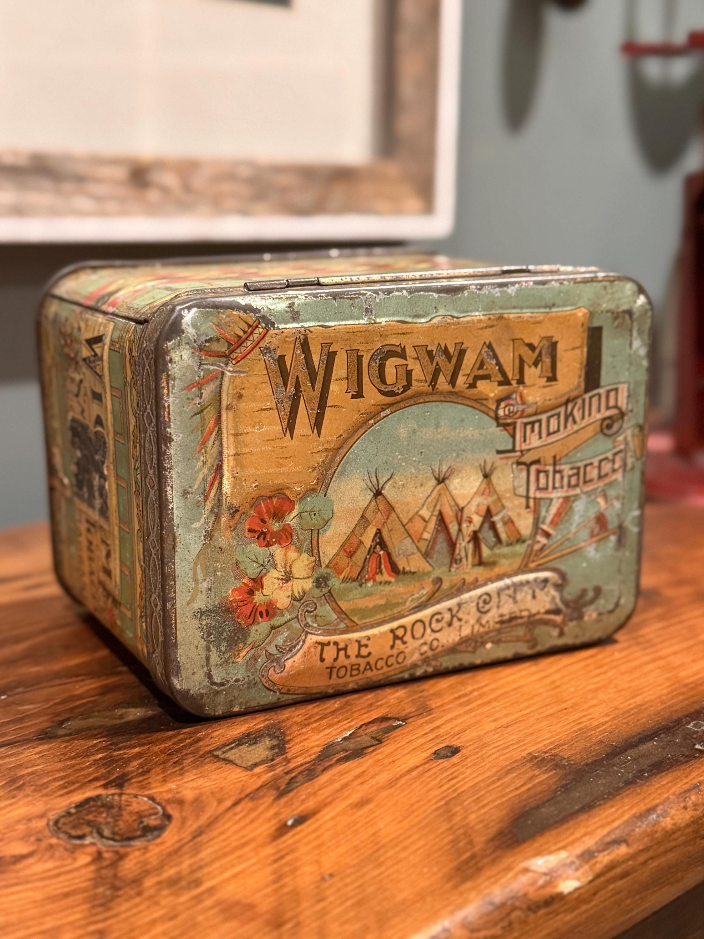 tobacco tin beloved Tobacco Box Rustic Primitive Box