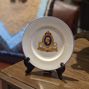 1937 Edward VIII Commemorative Plate, Collectable, Royal Family, Decorative Plate, Souvenir Plate, Gift