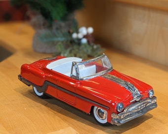 Vintage Minister Tin Pontiac Convertible Toy Car – Japan, Collectible