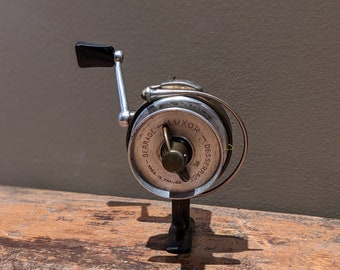 bosch brown spinster fishing reel Vintage Bache Brown Spinster Fishing Reel