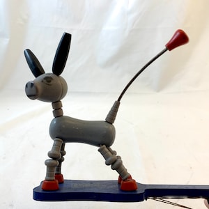 Vintage Fisher Price Wooden Toy - Dizzy Donkey c. 1930