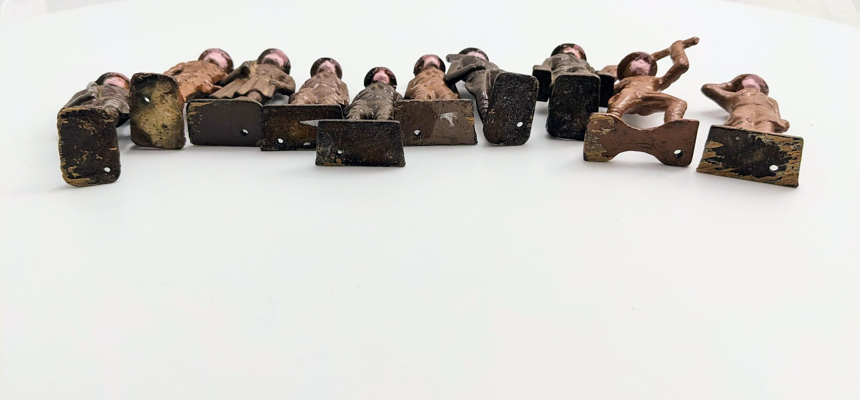 Lot De 5 Soldats De Plomb - Vintage En Très Bon état - Réf SD5jaun