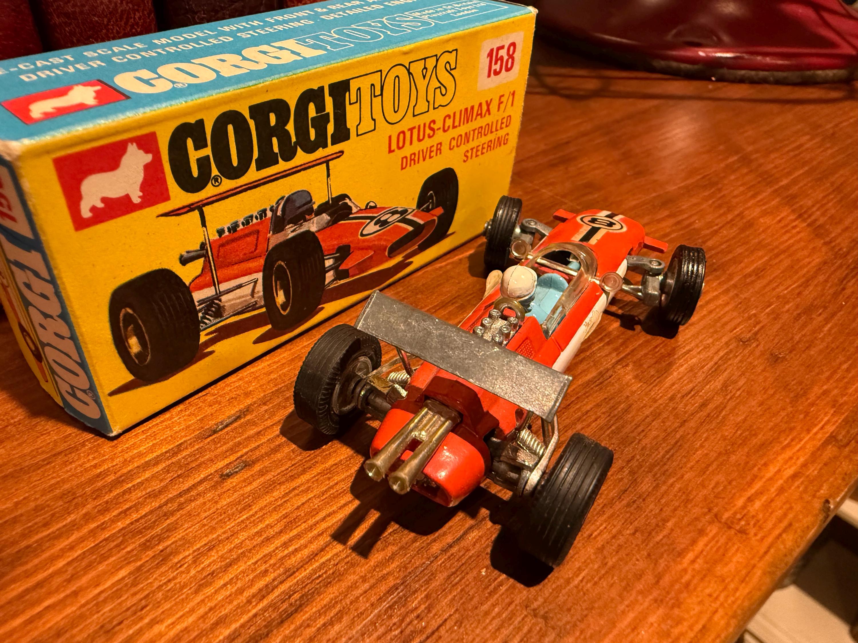 Vintage Corgi Lotus Climax F/1 #158 With Original Box - Etsy