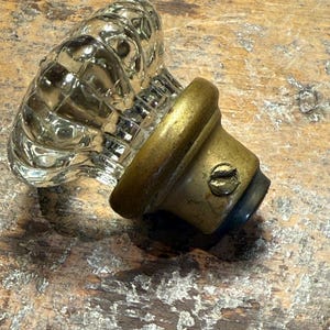 Antique Victorian Glass Door Knob