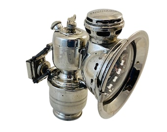Antike Powell + Hammer Fahrradlampe - um 1900 Dazzler Lampe