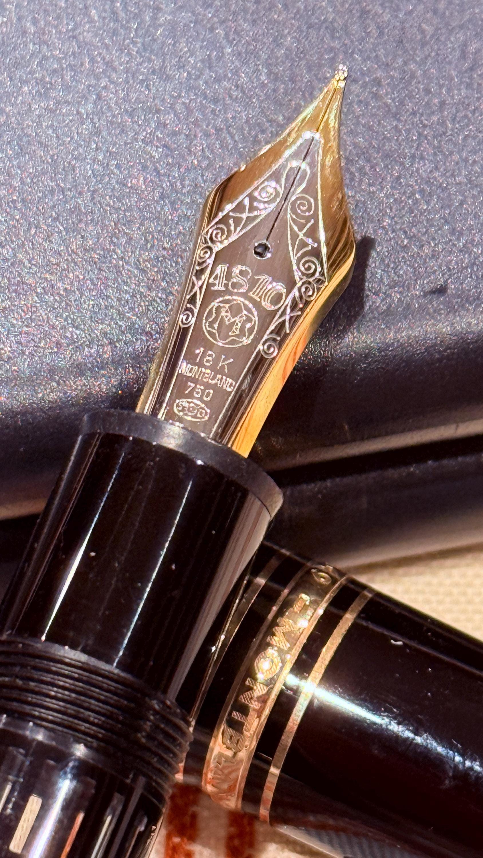 Montblanc 149 18k Fountain Pen - Etsy