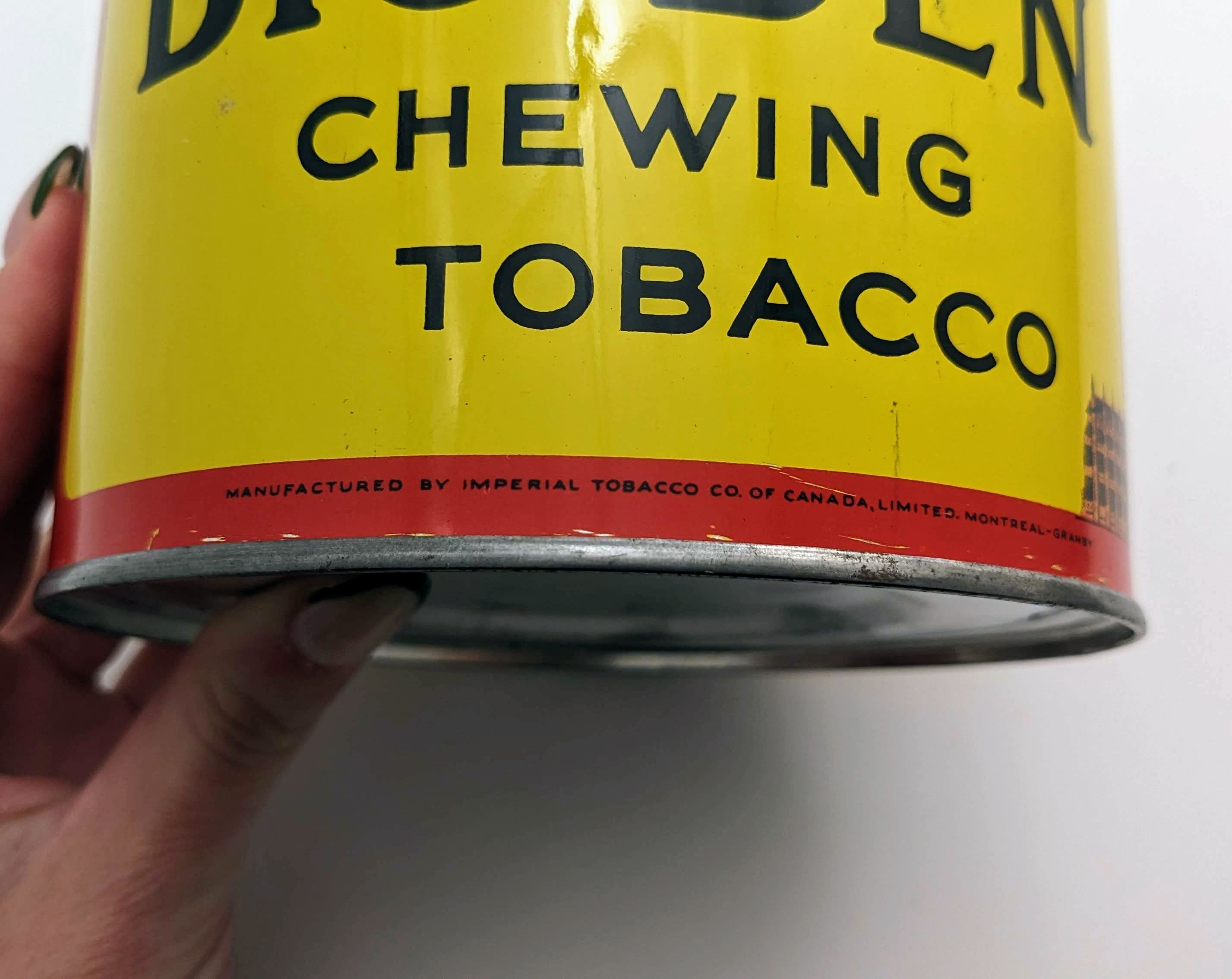 Vintage Big Ben Chewing Tobacco Tin, Collectable, Advertising, Tobacciana,  Decor, Gift