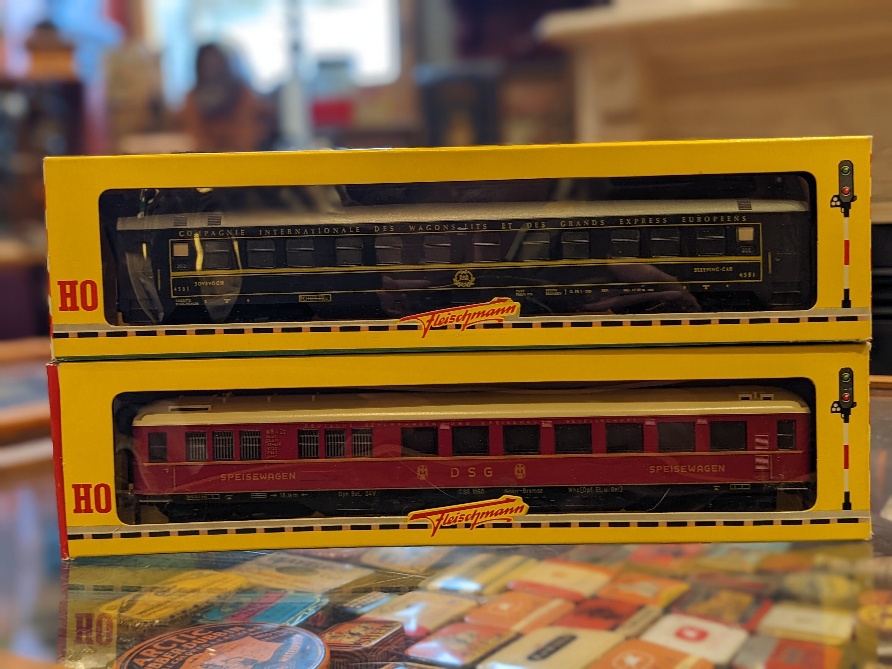 Vintage Fleischmann HO 1503 Coach Car 1506 Sleeping Car Etsy
