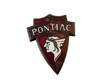 Emblema del radiador Pontiac vintage 1931