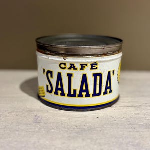 Boîte à café vintage Salada d&#39;une demi-livre