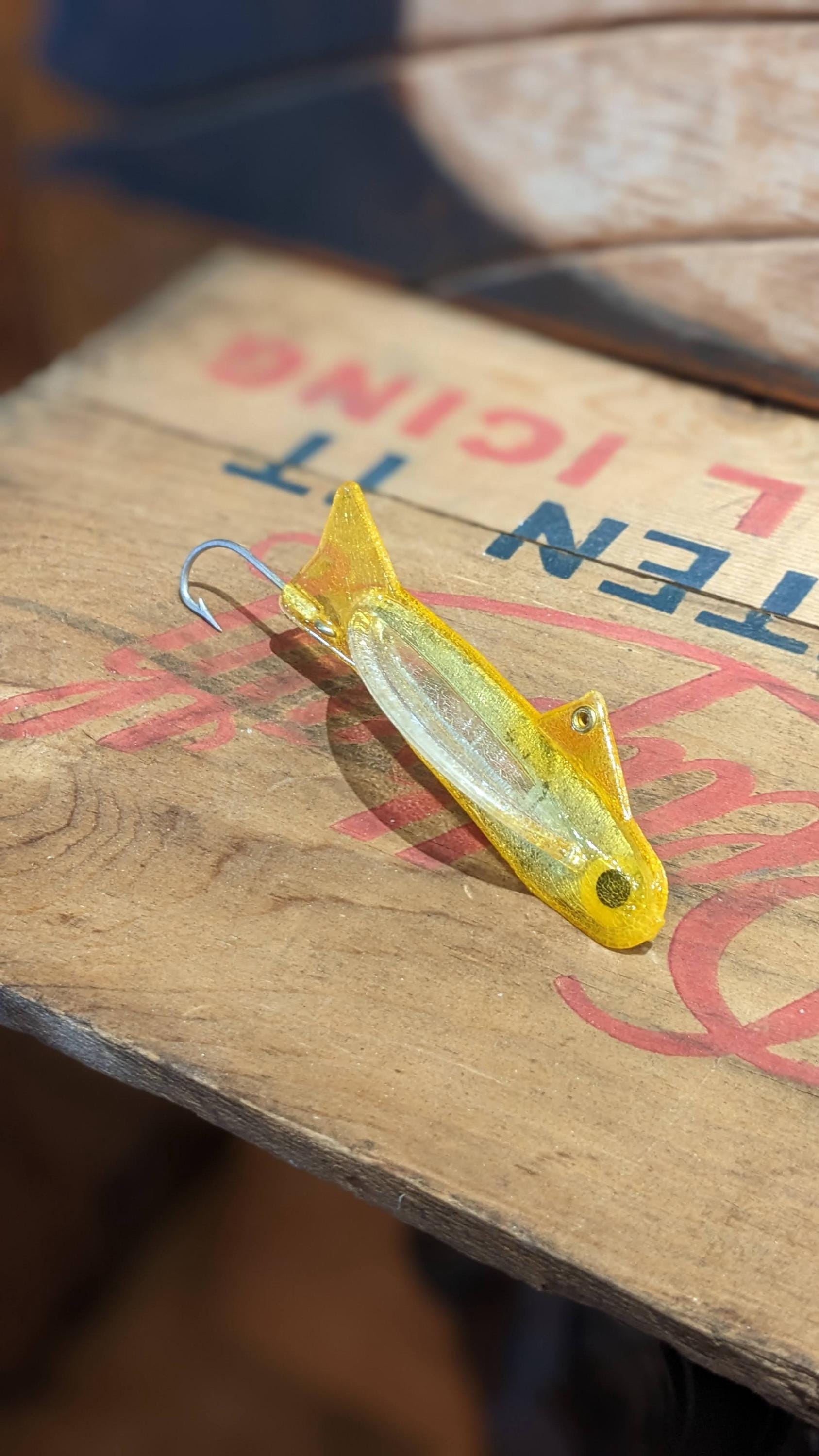 Lot De 6 Leurres De Pêche Vintage THE PRODUCERS Prism Shad - Neufs