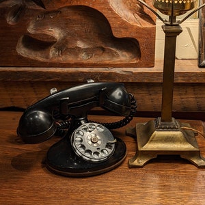 1930&#39;s Northern Electric Rotary Phone, Collectable, Retro, Desk Phone, Office Decor, Gift