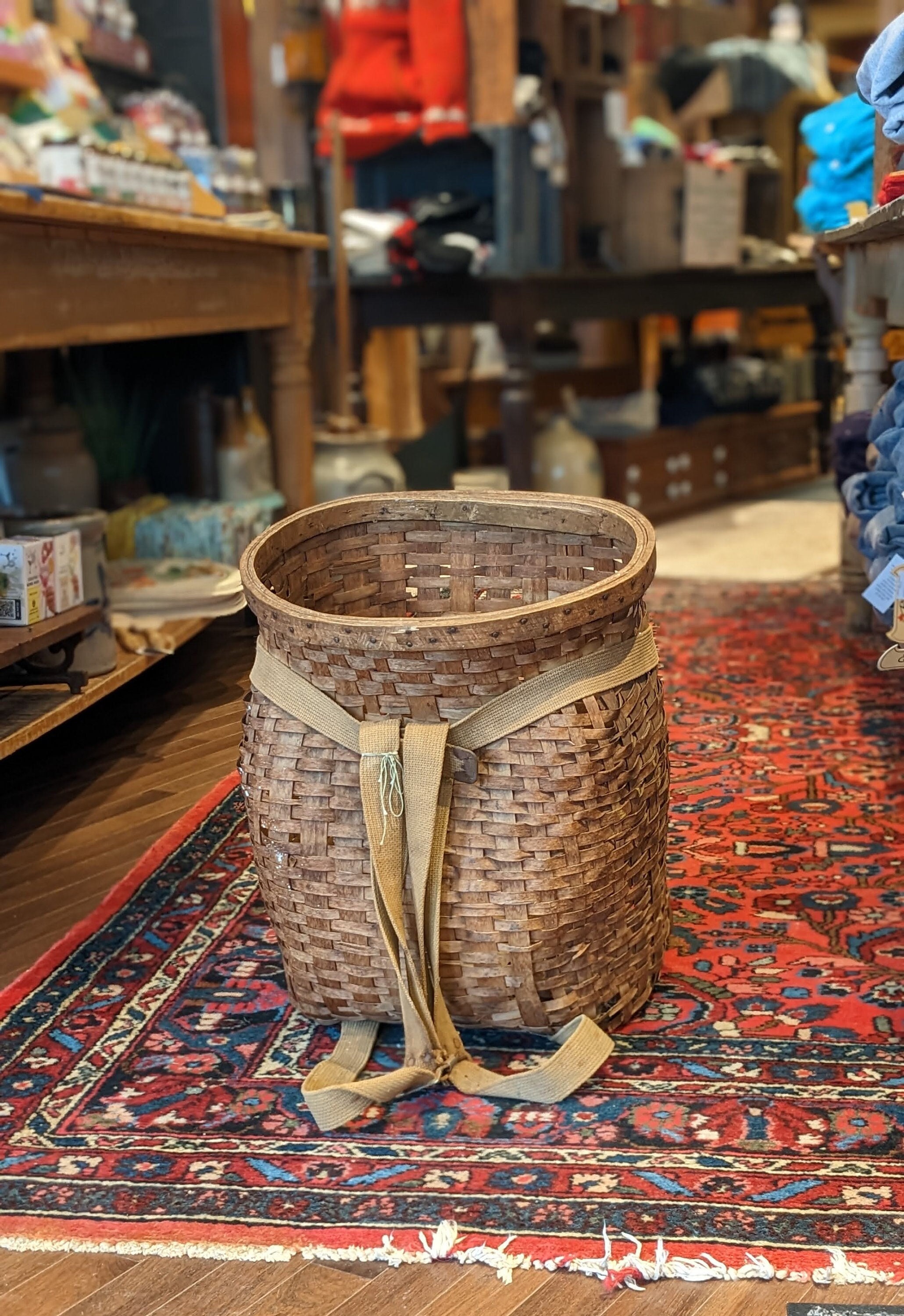 Antique Basket Backpack
