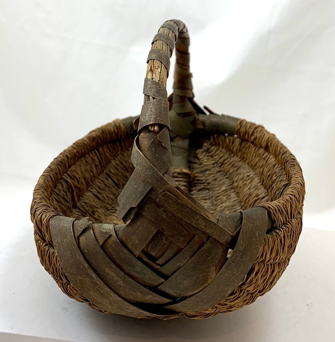 Primitive Native Made Basket Circa 1800's Etsy