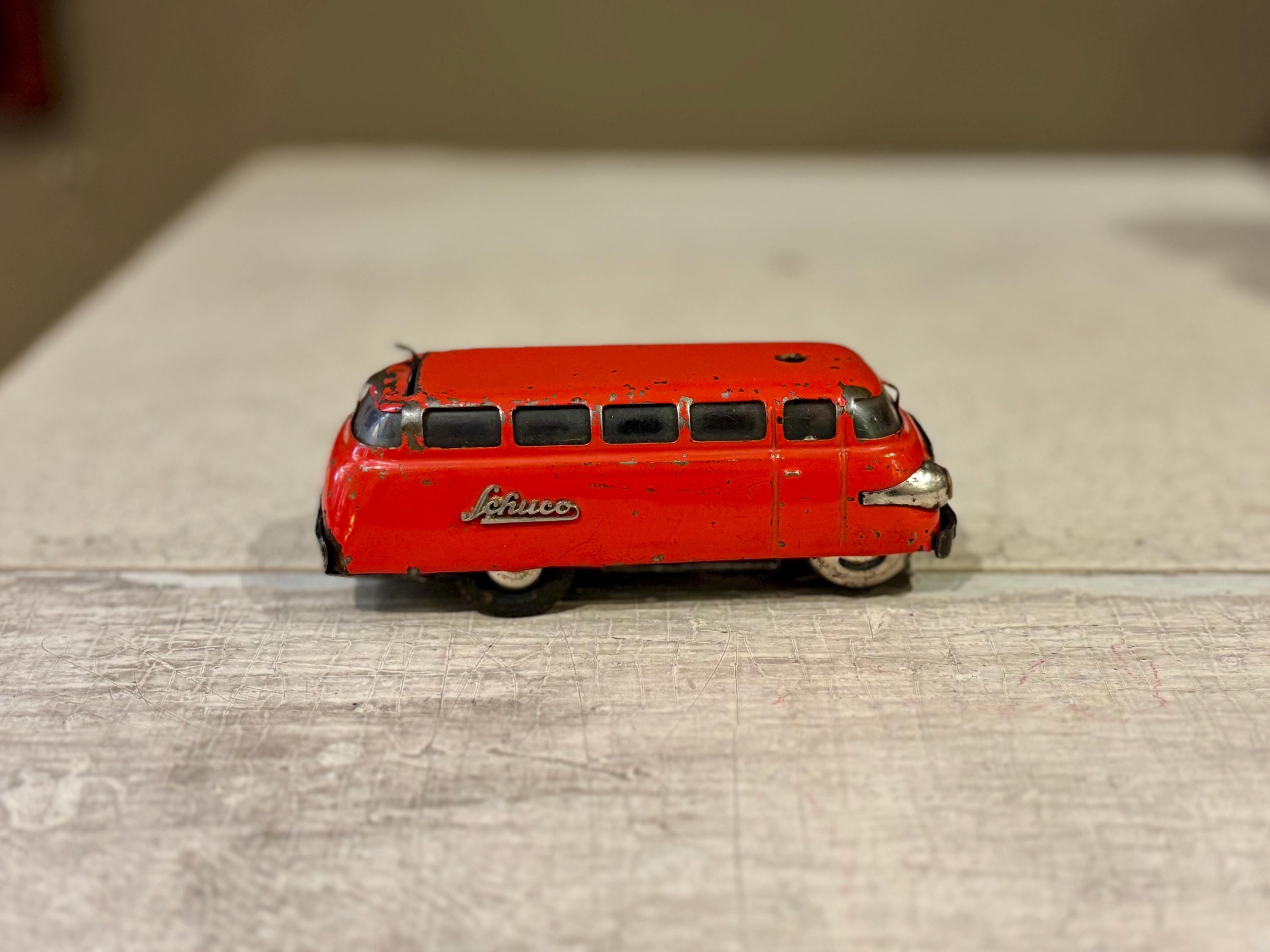 Vintage Schuco Varianto Bus 3044 Red - Etsy
