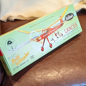 Vintage Guillows Lancer Flying Model Kit